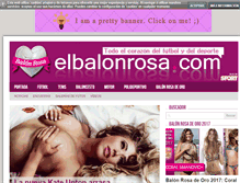 Tablet Screenshot of elbalonrosa.com